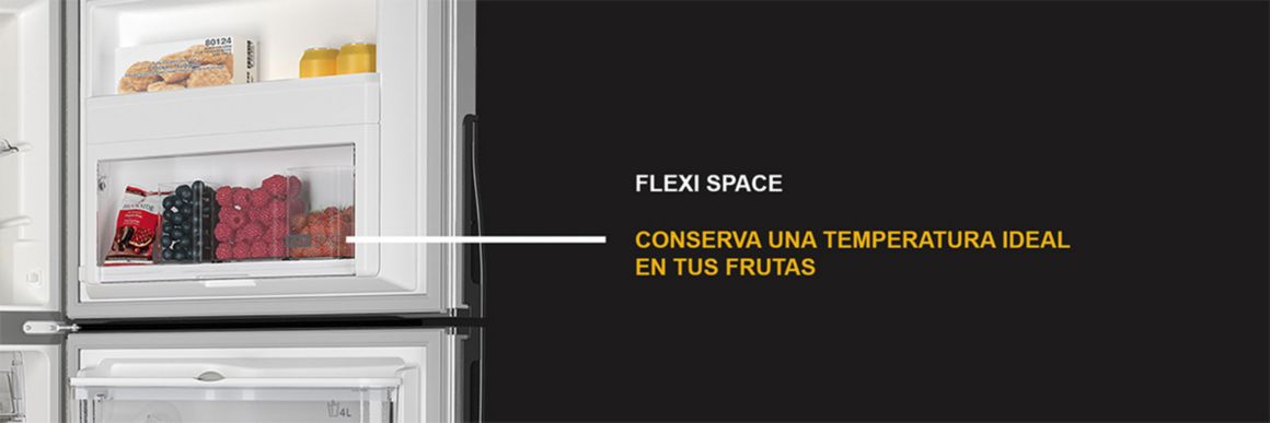 FLEXI SPACE Espacios especializados con mejor capacidad de conservación.