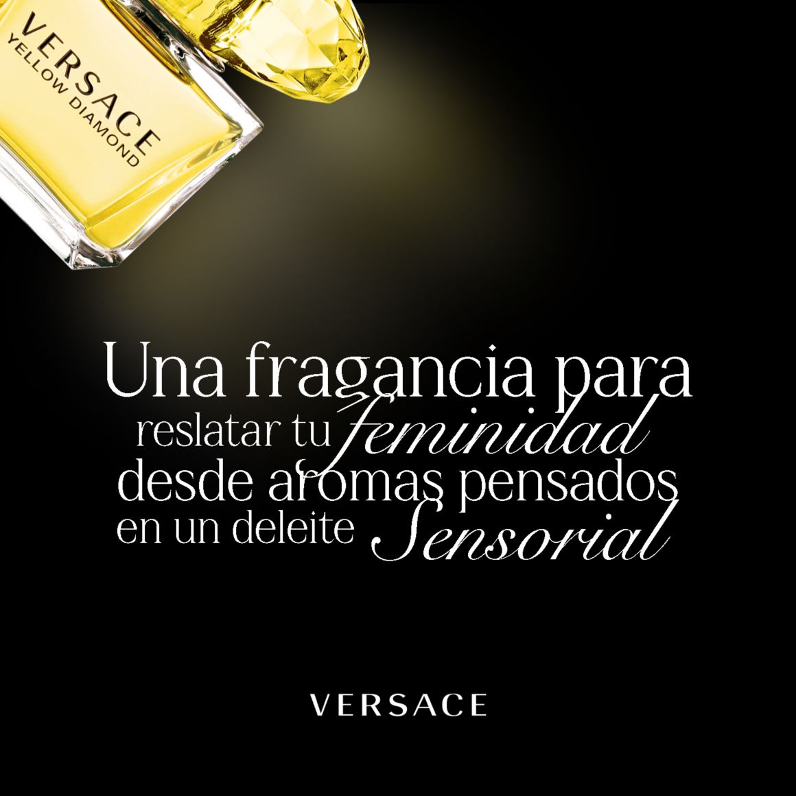 Perfume, Fragancia, Aroma, Versace, VERSACE, Fragancia Versace, Yellow, Diamon, Yellow Diamons, Amarillo, Fragancia Amarilla, Frase