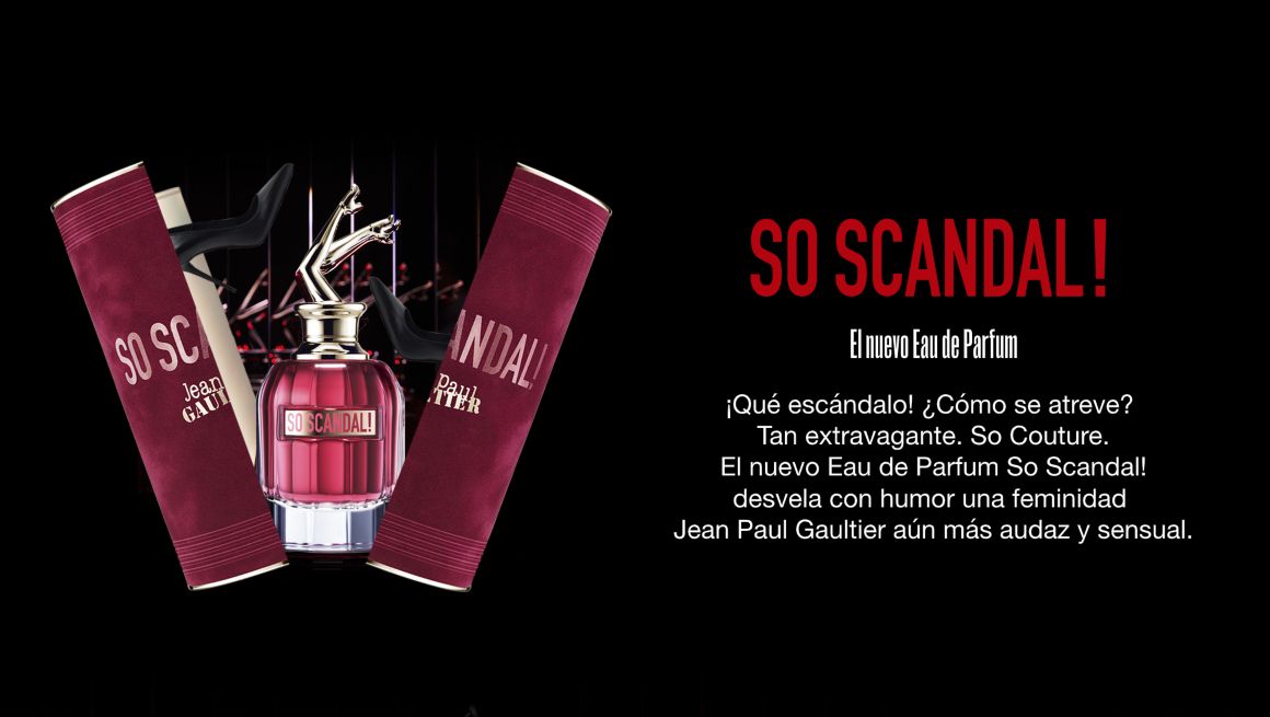 so scandal, jean paul gaultier, perfume, mujer, eau de parfum, be scandal