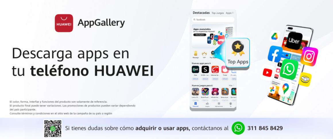 Celular HUAWEI nova 10 SE apps