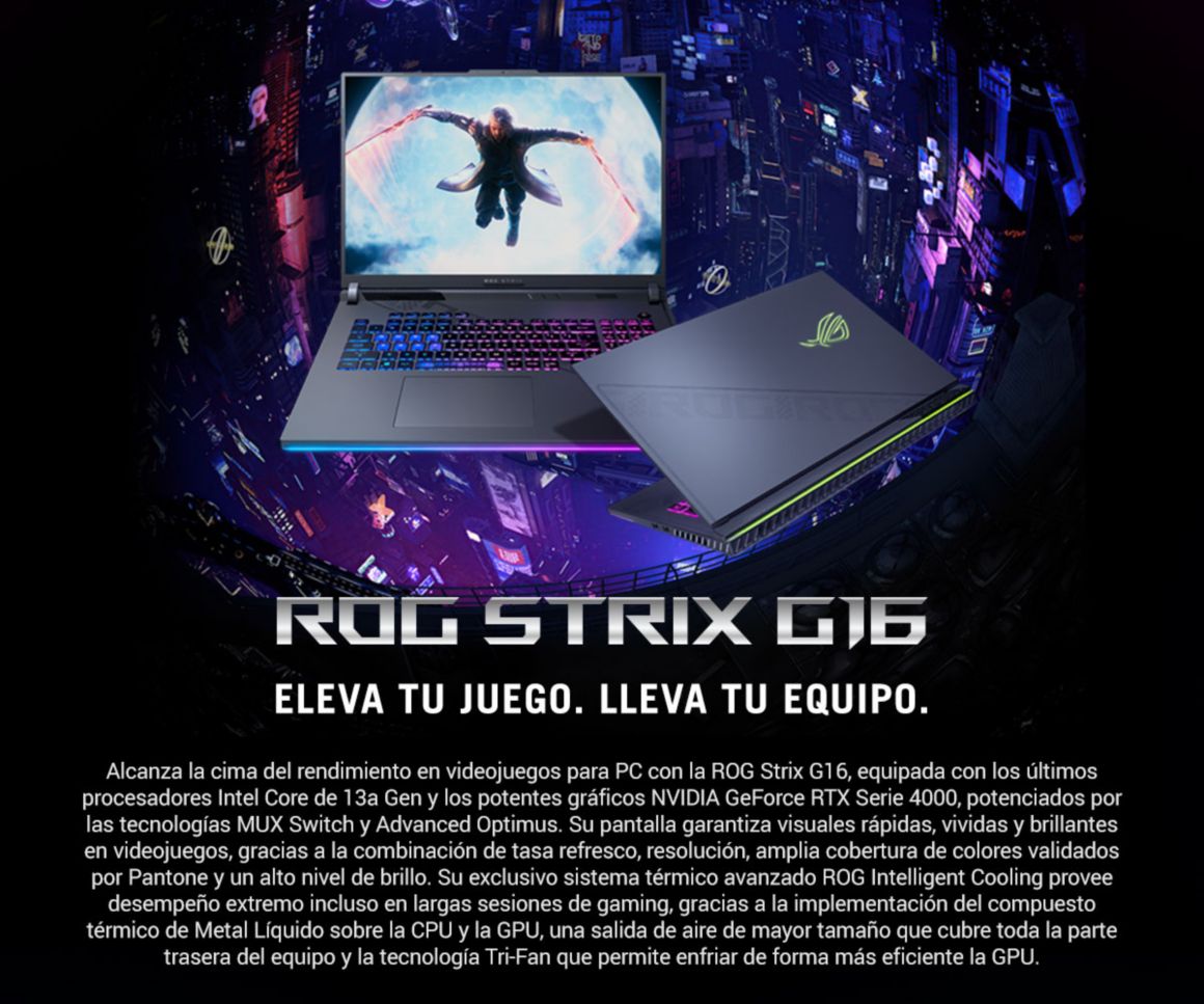 Banner Intro ROG Strix G16
