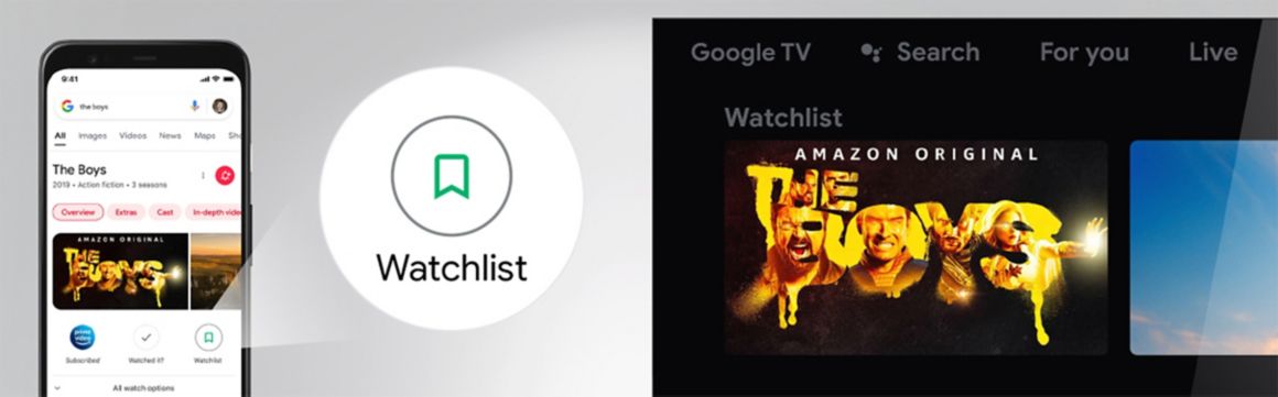 Watchlist Google TV JVC