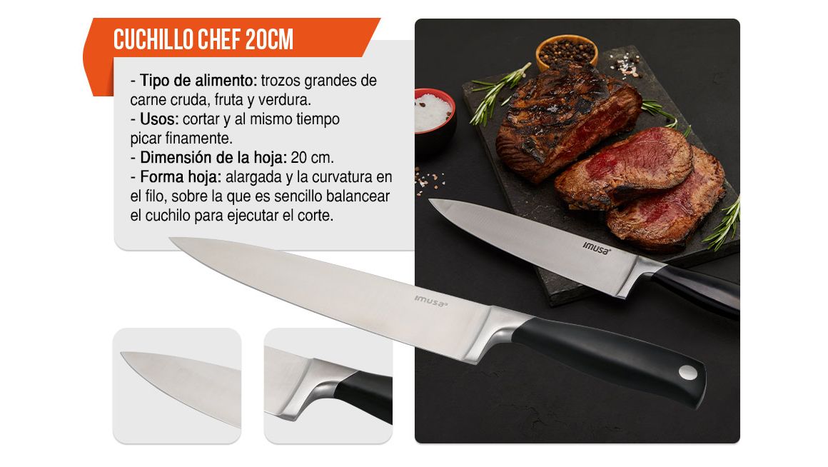 Cuchillo Chef 20cm