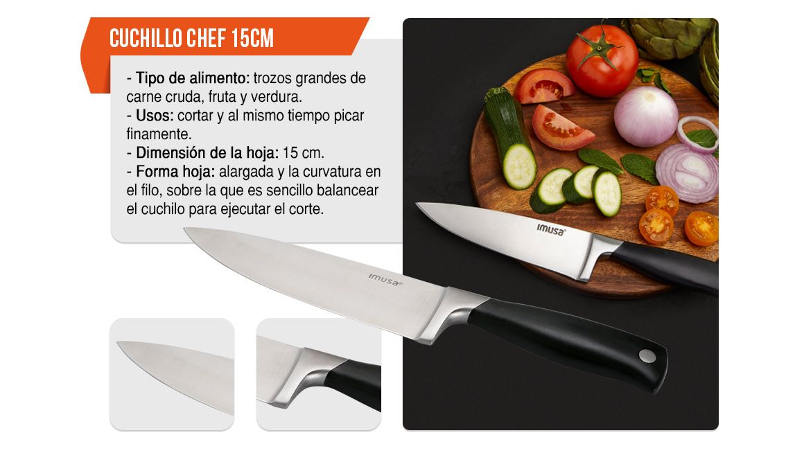 Cuchillo Chef 15cm