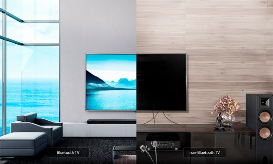 conexión inalámbrica Bluetooth LG TV
