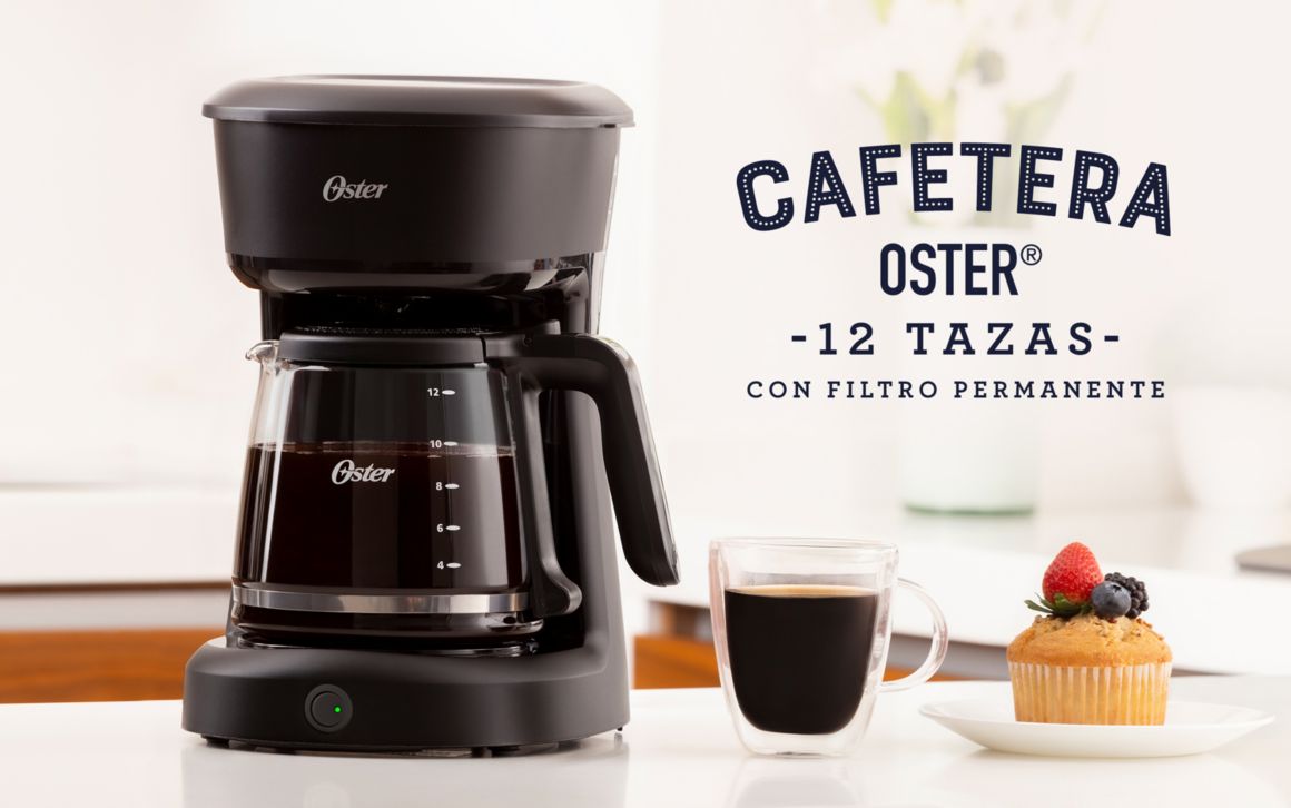 cafetera 12 tazas oster