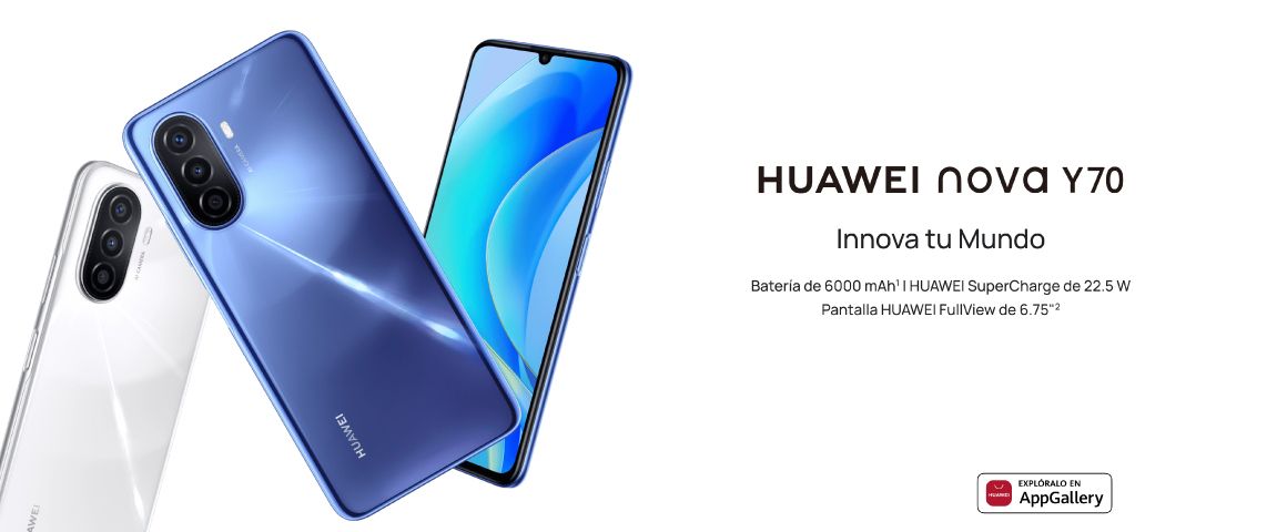 Huawei nova Y70 inova tu mundo