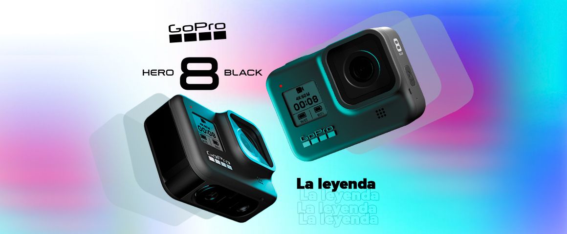 La HERO8 Black de GoPro es la poderosa que siempre necesitas, para el mar, tierra, temperaturas frías o cálidas, a donde quiera que vayas. 