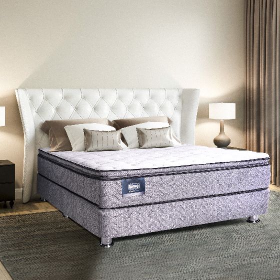 simmons beautyrest cama box tarima premium erica luxury drimer comodo firme