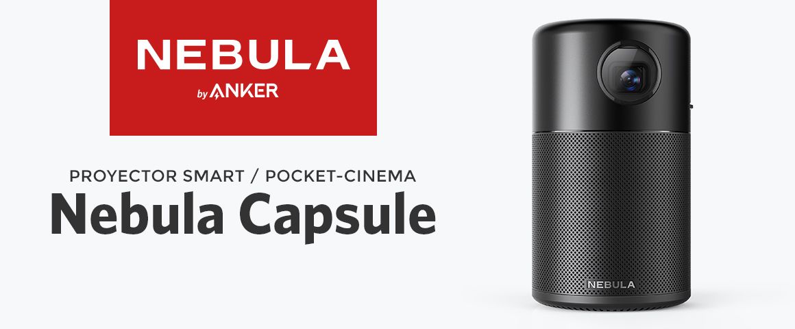 Proyector Smart / Pocket-Cinema Nebula Capsule PRO