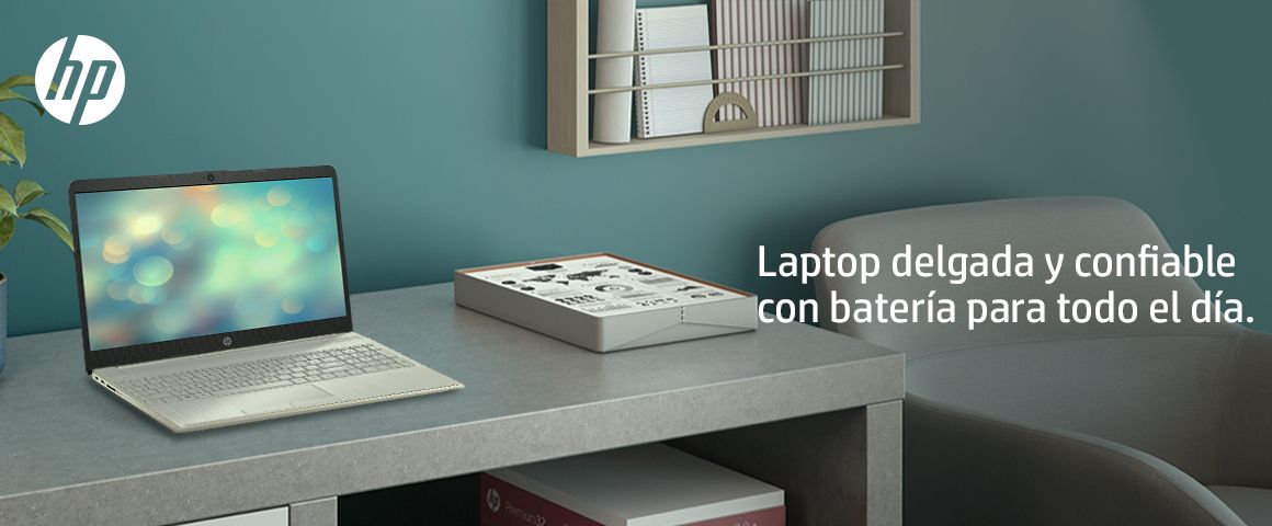 Diseñada para tu productividad y entretenimiento desde cualquier lugar, la HP Laptop 15-dw2033la, combina un diseño delgado y portable con batería duradera y pantalla de borde delgado.