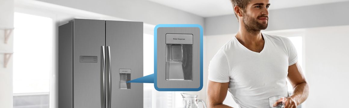 refrigeradora dispensador de agua