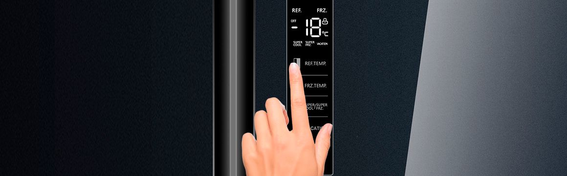 panel de control interno refrigeradora
