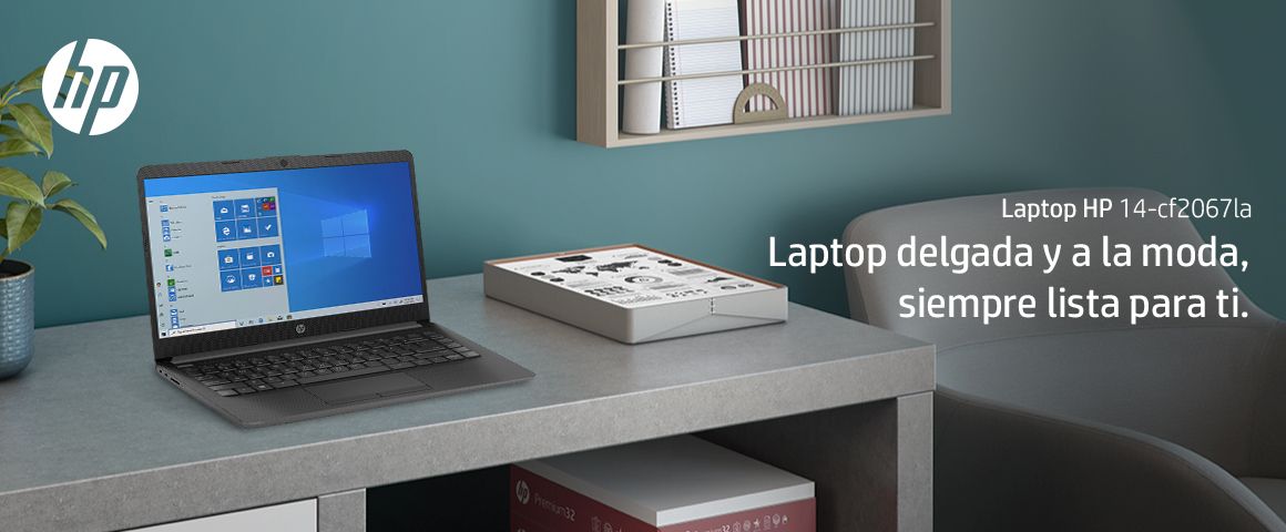 Diseño delgado y ultra portable para mantenerte conectado y con todas las tareas bajo control. Con batería duradera y pantalla de borde delgado la HP Laptop es tu compañera perfecta.
