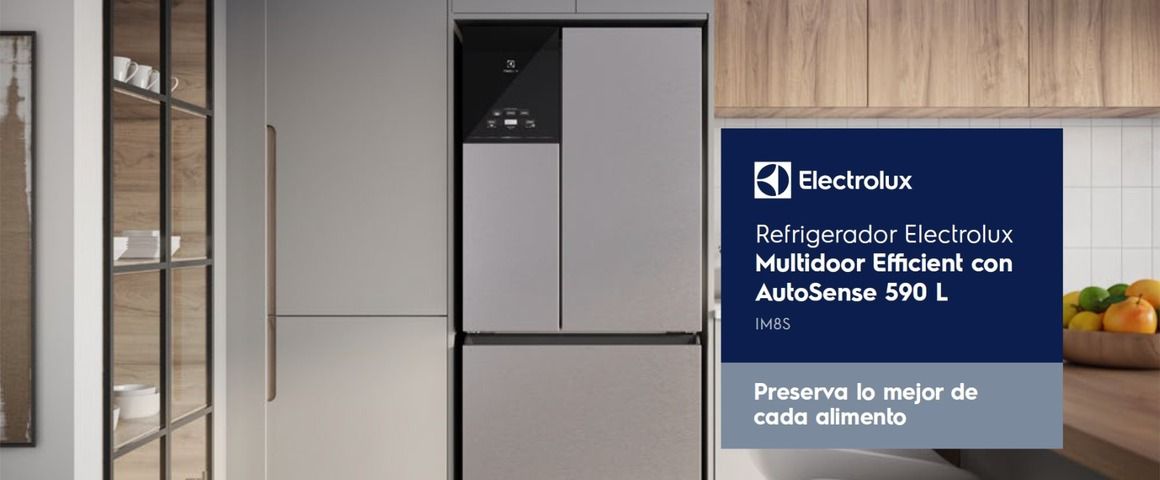 Refrigeradora Electrolux Multidoor No Frost 590L Inoxidable (IM8S)