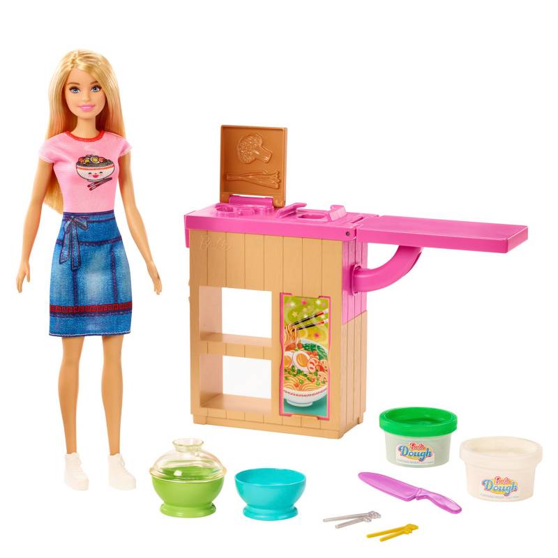 BARBIE - Barbie Muñeca Cocina de Fideos