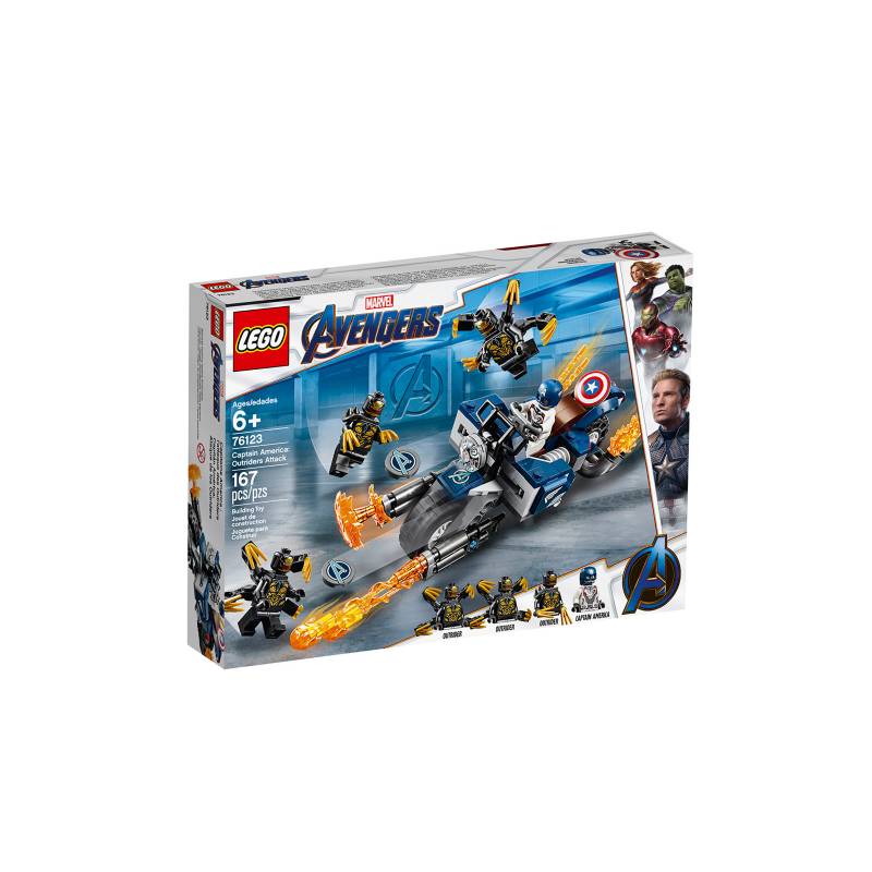 LEGO - Héroes Captain America Outride