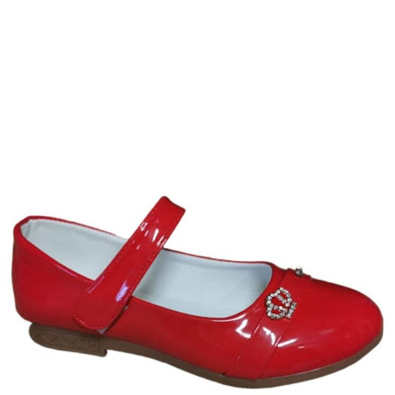 Seducir Simular cúbico VINNYS OUTLET Zapato Niña Charol Rojo | falabella.com