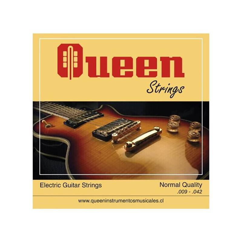 QUEEN - Cuerdas Eléctrica Queen Normal Quality 009-042