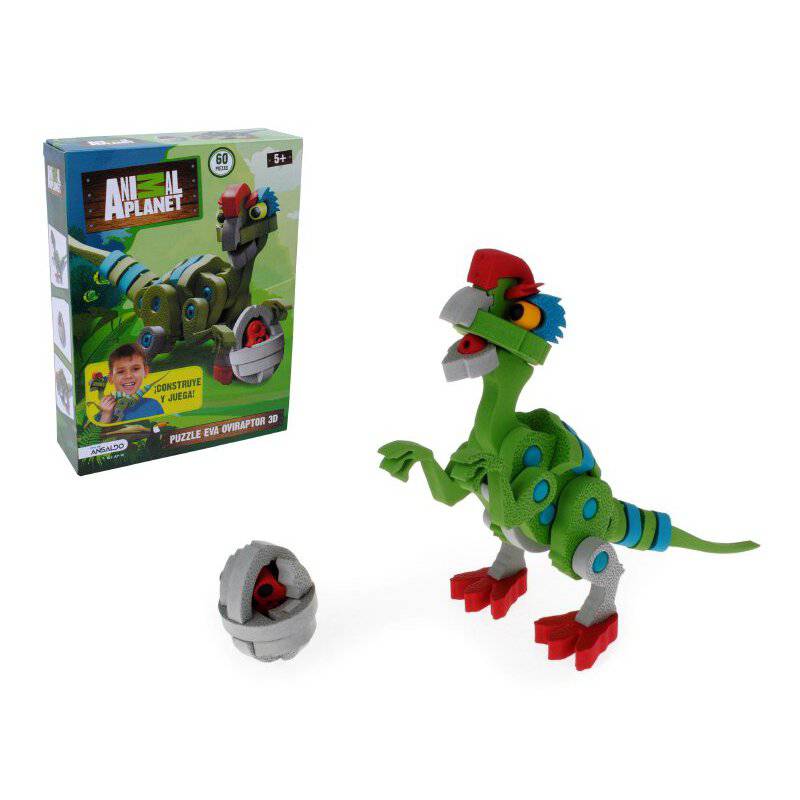 ANIMAL PLANET - Figura Puzzle 3D 60 Pzs Dinosaurio