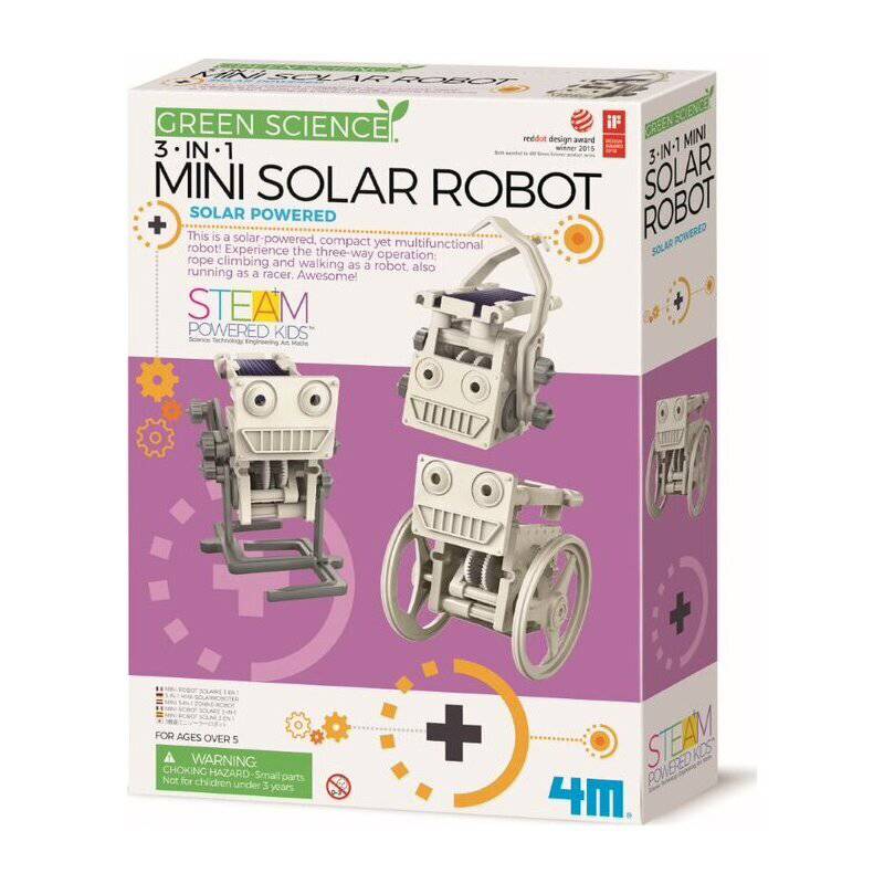 4M - Mini Robot Solar 3 en 1