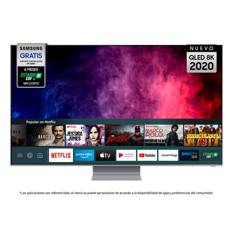 SAMSUNG - QLED 65" Q800T 8K SMART TV