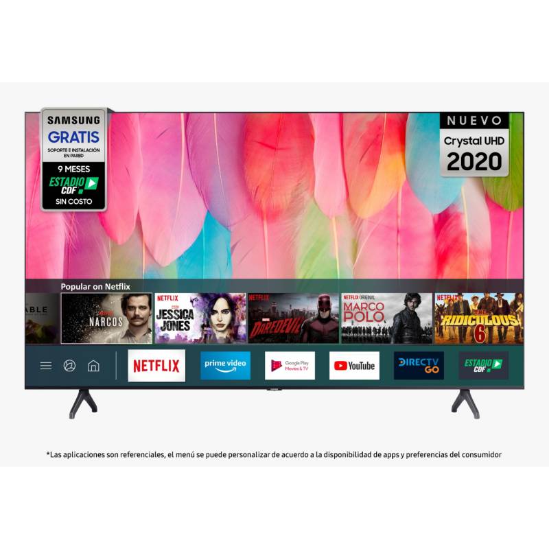 SAMSUNG - LED 70" UN70TU7100GXZS 4K Ultra HD Smart TV