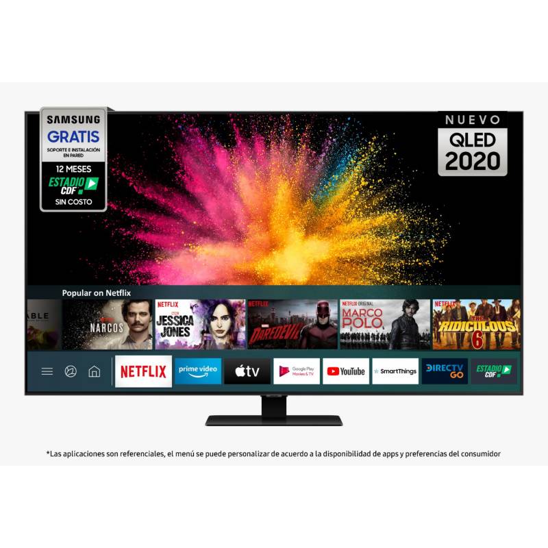 SAMSUNG - QLED 85" QN85Q80TAGXZS 4K Ultra HD Smart TV