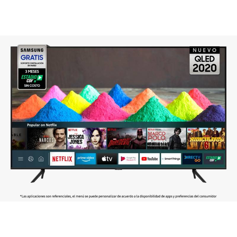 SAMSUNG - QLED 50" QN50Q60TAGXZS 4K Ultra HD Smart TV Samsung