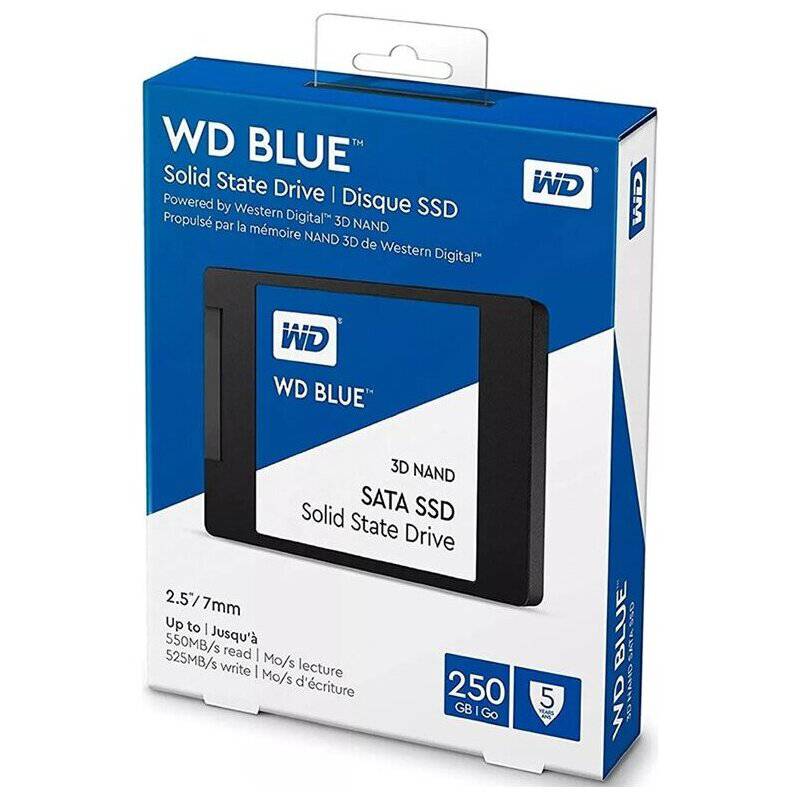 WESTERN DIGITAL - DISCO SSD WESTER DIGITAL BLUE 250GB 2.5 INT SATA