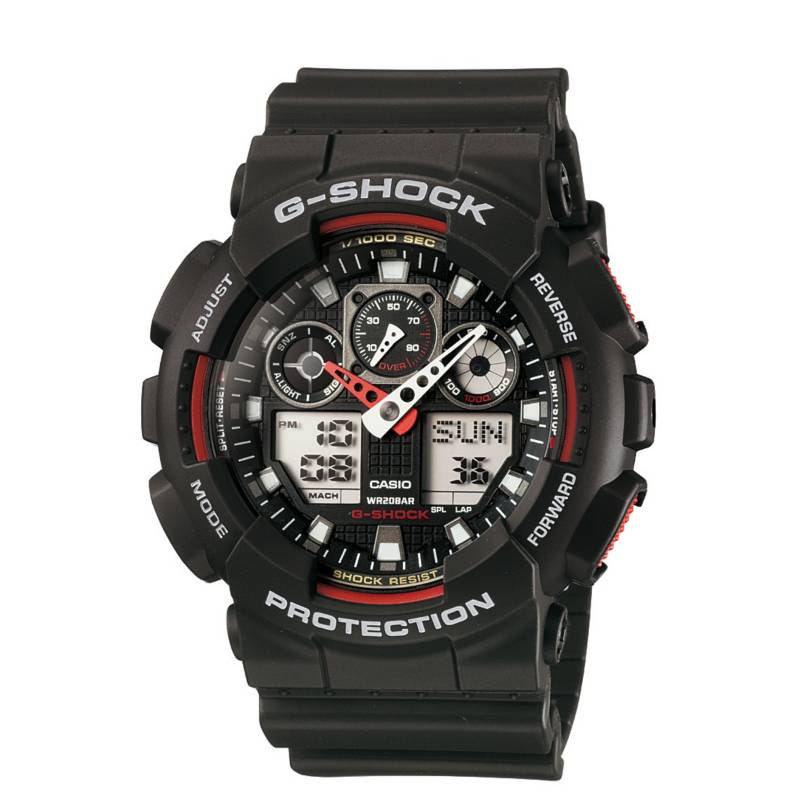 G-SHOCK - Reloj  hombre GA-100-1A4DR