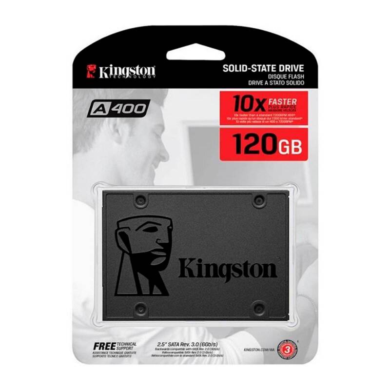 KINGSTON - DISCO SSD  KINGSTON 120GB SATA3 2.5 7MM 500MB/320