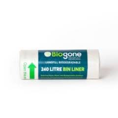 BIOGONE - Bolsa de Basura Biodegradable Extra Grande 240 Litros