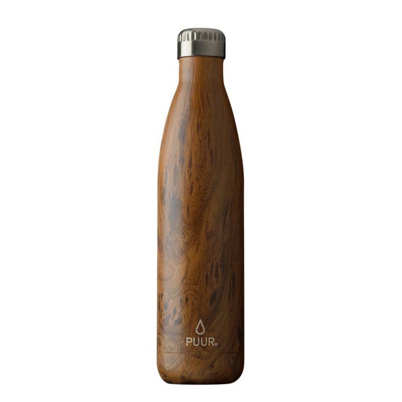 PUUR - Botella Térmica Wood 750 ml