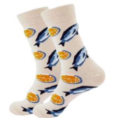 KIUO - Calcetines con Diseño de Pescados Deliciosos