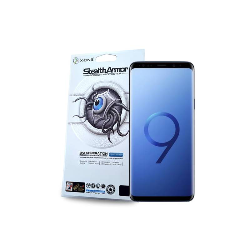 X-ONE - Lámina Antishock Galaxy S9 Normal Brillante Completa