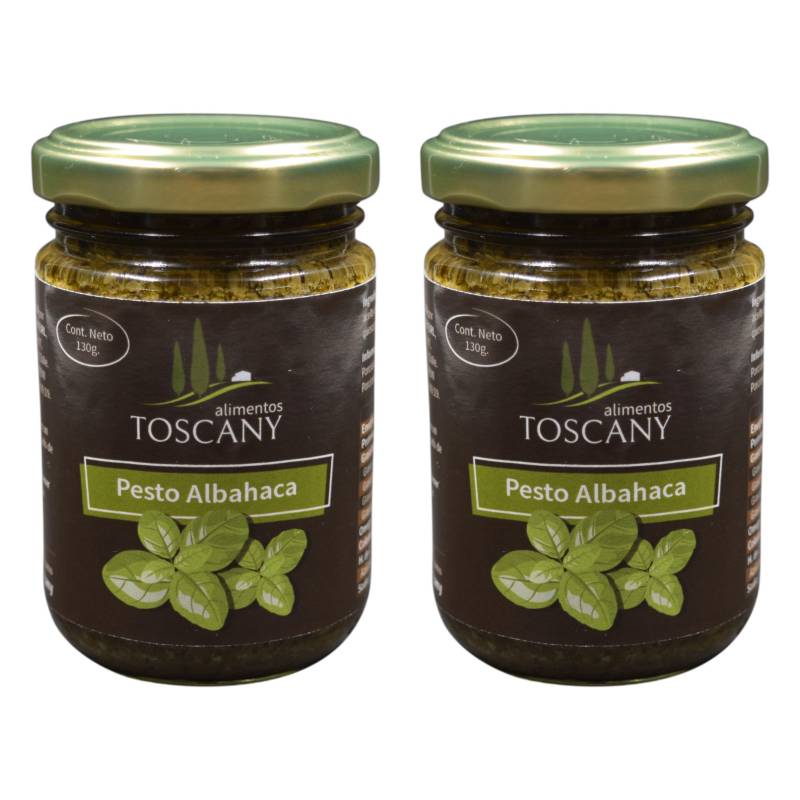 ALIMENTOS TOSCANY - Pack Duo Pestos  de Albahaca