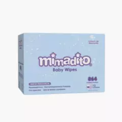 MIMADITO - Pack 12 Paquetes Toallas Húmedas para Bebe Premium Mimadito 864 Un
