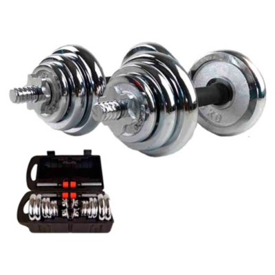 Set de Mancuernas 20kg con Maleta Ironfit