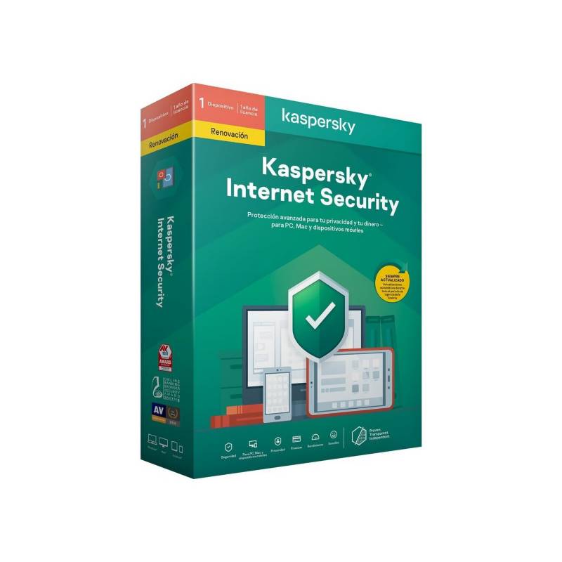 KASPERSKY - Kaspersky Internet Security Renovación 1 Pc 1 Año