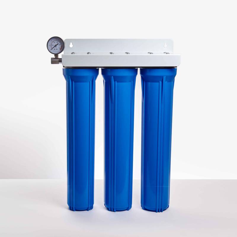 AQUA IONIC - Filtro Para Agua Triple Filtracion 20 x 2.5