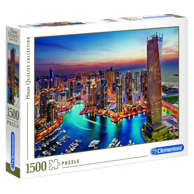 CLEMENTONI - Puzzle 1500 Pcs Dubai Marina
