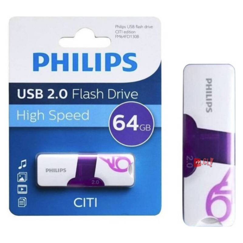 PHILIPS - Pendrive 64gb Philips Citi - Puntostore