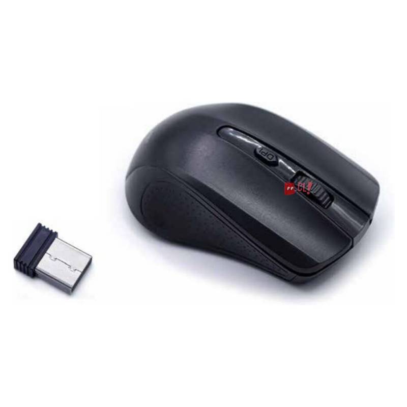 DBLUE - Mouse Inalámbrico Óptico 3 Botones Color Negro - Puntostore