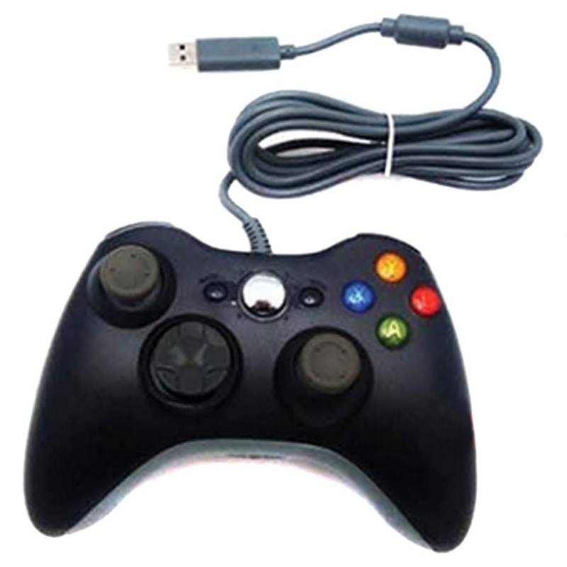 DBLUE - Joystick Xbox 360 Usb Vibración Negro - Puntostore