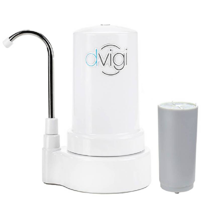 DVIGI - Filtro de agua purificador DVIGI COMPACT + 1 cartucho de repuesto