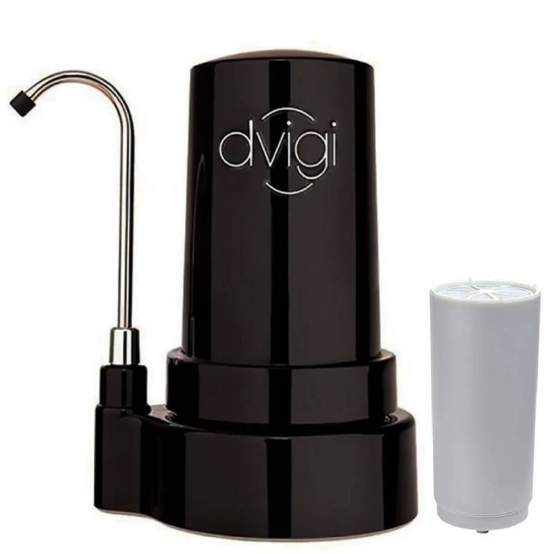 DVIGI - Filtro de agua purificador DVIGI COMPACT + 1 cartucho de repuesto