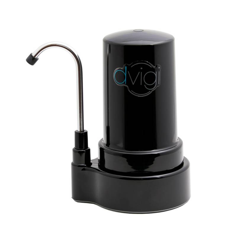 DVIGI - Filtro de agua purificador sobre cubierta DVIGI modelo COMPACT negro