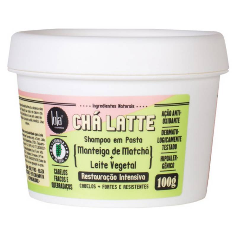 LOLA COSMETICS - Shampoo Cha Latte En Pasta Matcha Y Leche Vegetal
