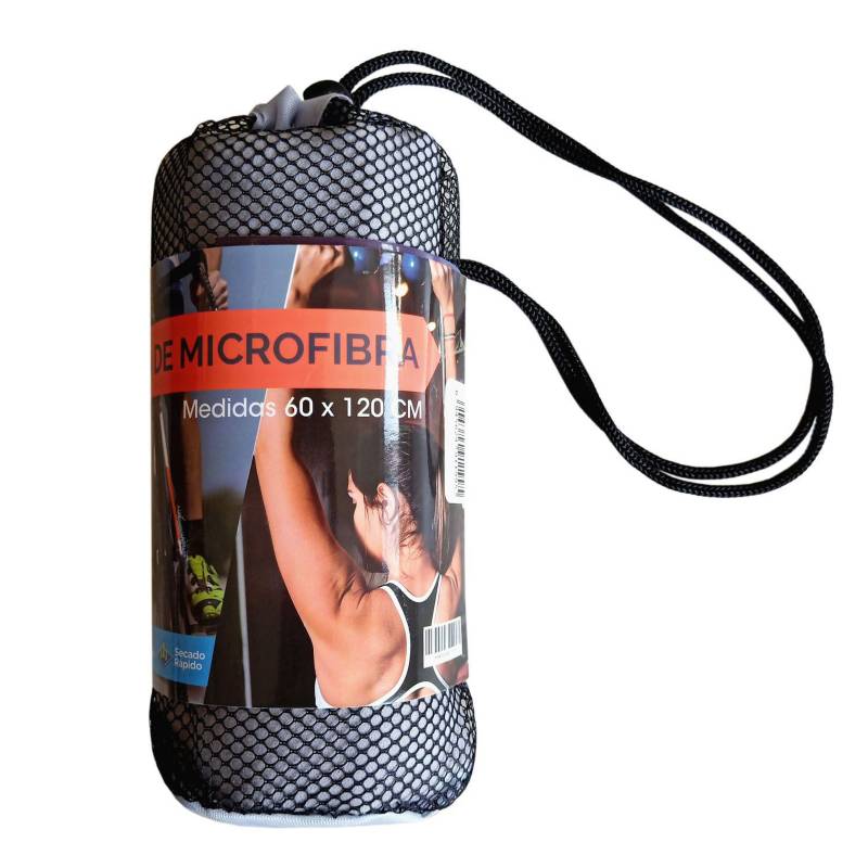 PRO OUTDOOR - Toalla Microfibra Pro Outdoor Gris